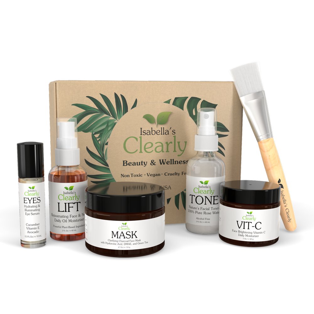 FLAWLESS The complete skin ritual · 5 natural products made in the
